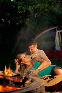 By the fire. istockphoto/lisegagne