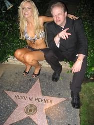 Laurena Lacey with Kevin Hogan at the Playboy Mansion