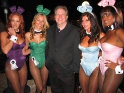 Kevin Hogan and Playboy Bunnies at the Mansion