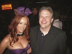 Kevin Hogan with Playboy Bunny